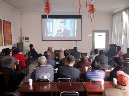 朝阳区:金盏乡西村开展学习全国道德模范活动