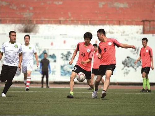 大兴区机关企事业单位七人制足球联赛开赛