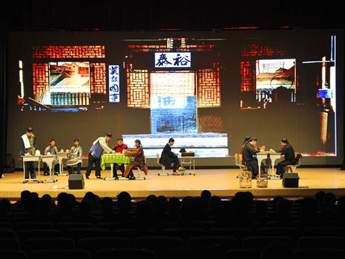 延庆区第五中学课本剧《茶馆》在市中学生戏剧