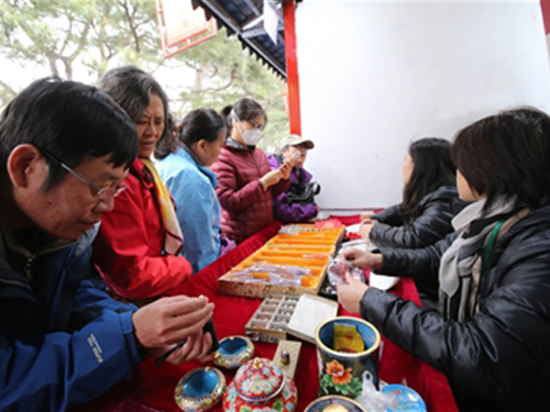 东城区东花市街道举办第十一届蟠桃宫庙会
