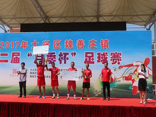 大兴区魏善庄镇第二届月季杯足球赛圆满落幕