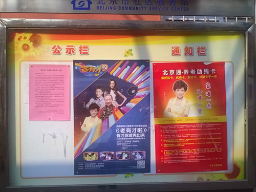 丰台区马家堡街道晨宇社区养老助残卡宣传活动