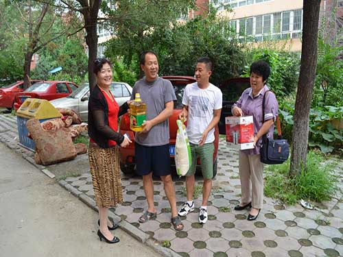 房山区金果林社区开展拥军优属慰问活动(图