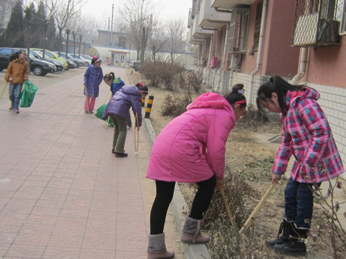 海淀区西三旗街道利用寒假教育青少年突出三