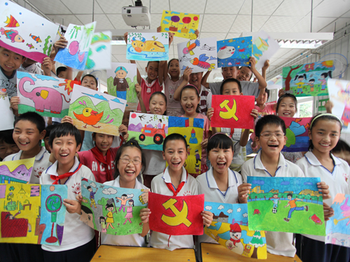 丰台区南苑街道组织开展童心向党 共筑梦想绘