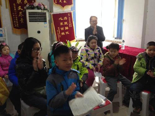 区清源街道滨河东里社区举办小学生寒假实践总