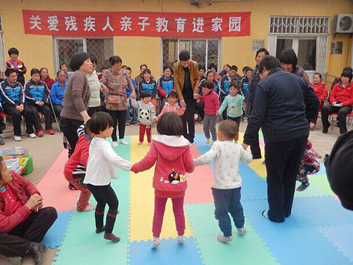 房山区长沟镇举办关爱残疾儿童 亲子教育进家