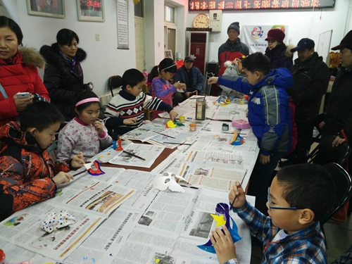 丰台区马家堡街道嘉园二里社区青少年寒假活动