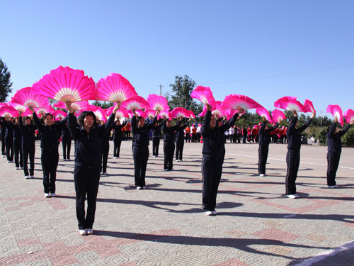 怀柔区怀柔镇举办“文化广场 舞动和谐”健身舞大赛(图)