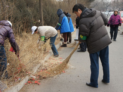 石景山区老山街道积极开展学雷锋志愿服务活动