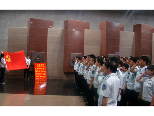 怀柔区城管大队开展忆英雄、强党性红色教育