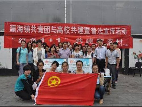 大兴区瀛海镇共青团与高校对接暨普法宣传活动