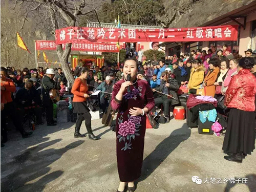 鸡年北京最后一场春节庙会在房山区佛子庄乡喜