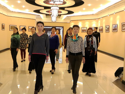 房山区阎村镇举办模特培训班(图)