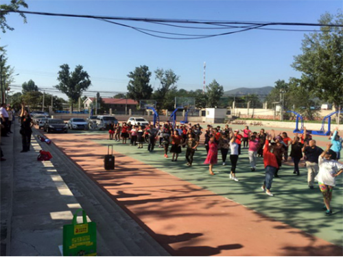 房山区青龙湖镇举办2017年健身操舞培训活动