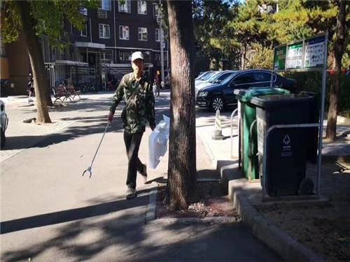 石景山区八角街道八角北里社区开展环保志愿服