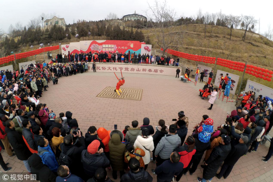 逛庙会看冰灯--房山区西山民俗文化节带你过大