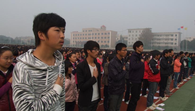 [安徽]安庆桐城天城中学举行感恩教育报告会