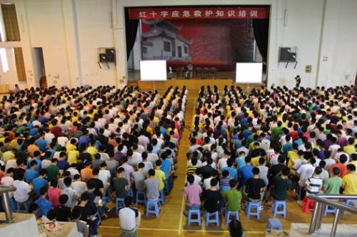 [安徽]宣城红十字应急救护知识进校园 护航学生