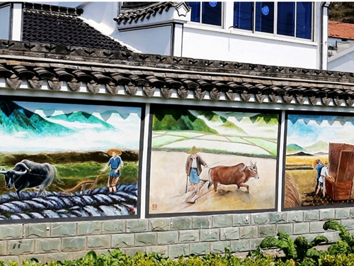 [浙江]宁波建设多彩文化墙 秀出甬城美丽乡村