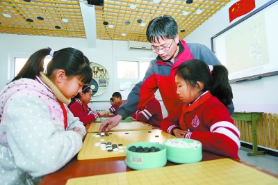 密云县古北口镇中心小学 小学生都会下围棋